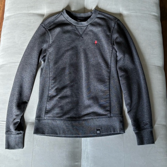 New Era Crew Neck Pullover Sweatshirt Gray Size S - Picture 1 of 8